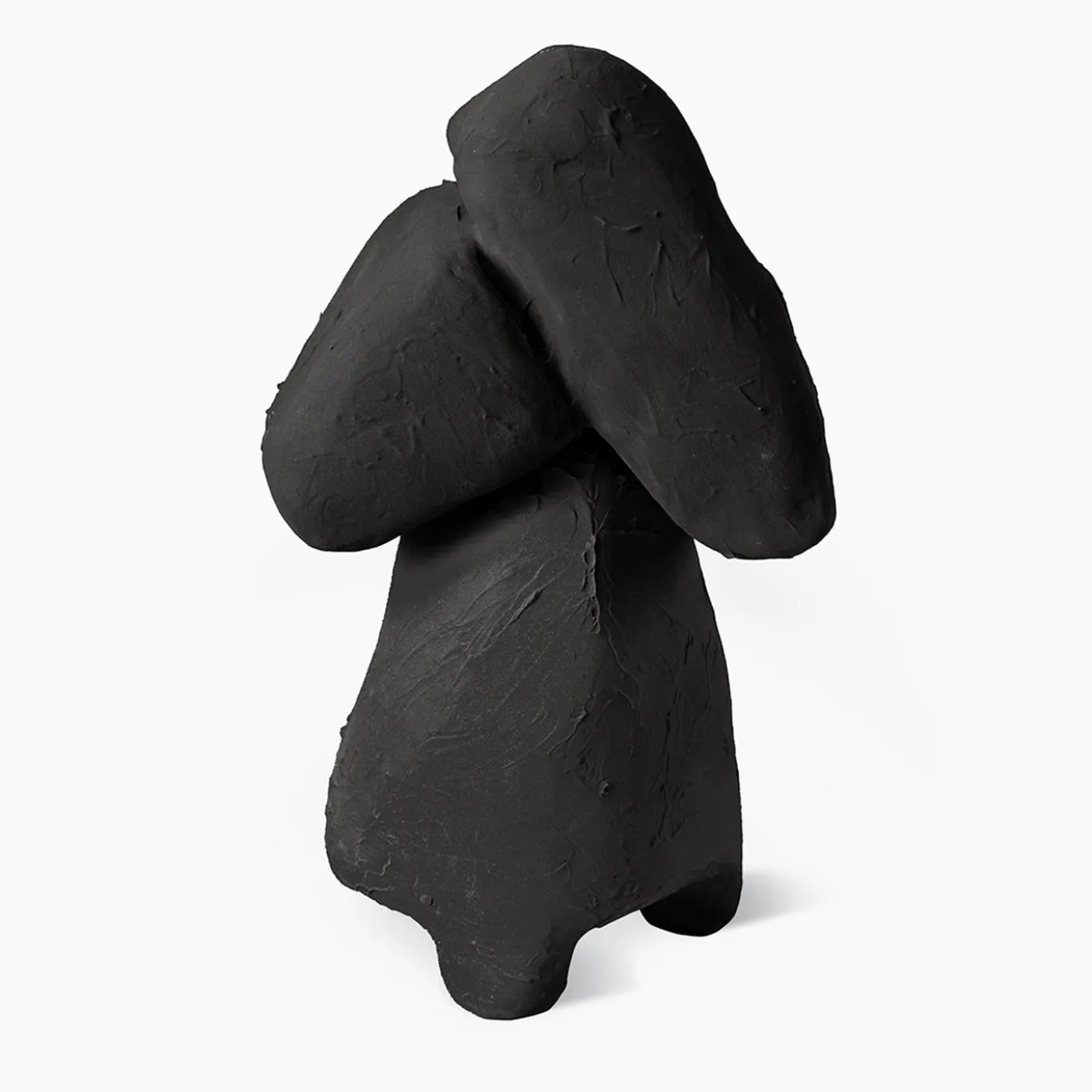 Uncovered Collection - Scultura in Ceramica Nera di Faye TooGood