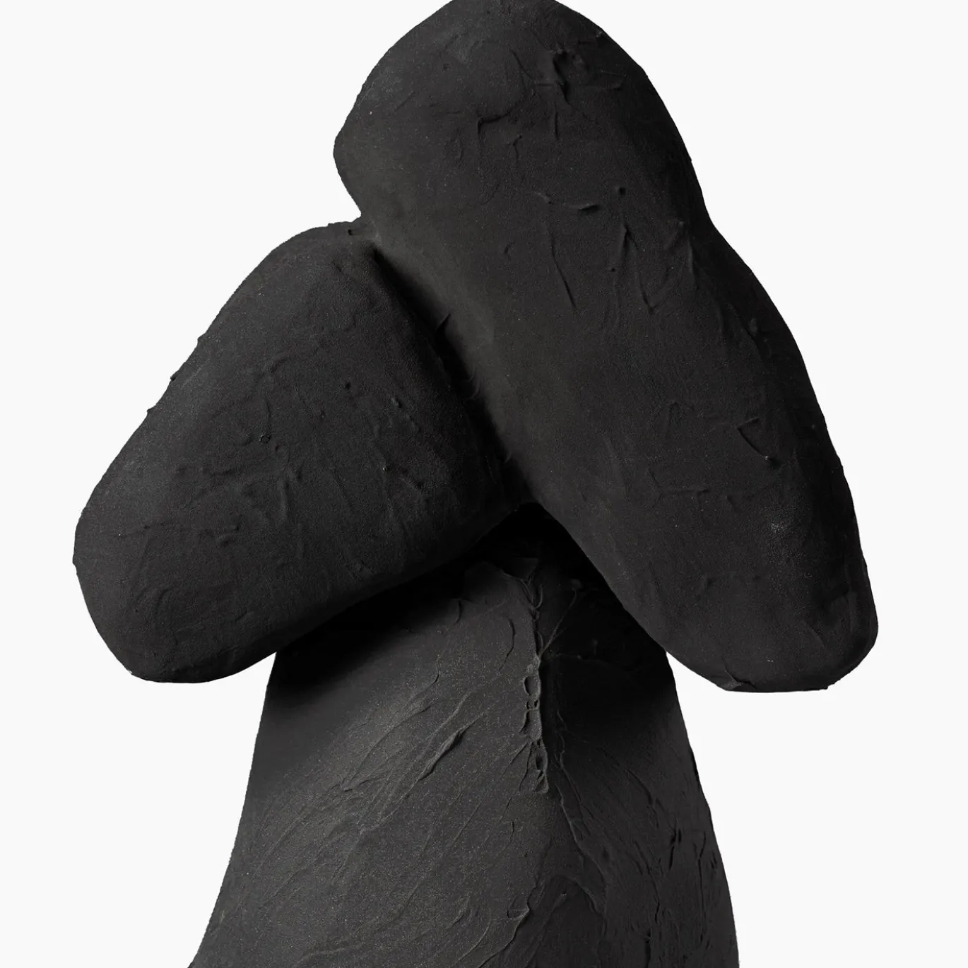 Uncovered Collection - Scultura in Ceramica Nera di Faye TooGood