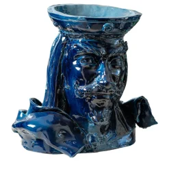 Un Tuffo Nel Blu con Lei Vaso blu antropomorfo
