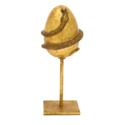 Uovo di Partenope N°5 Oro Piccola Scultura