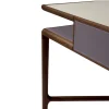 Vanità in legno Canaletto Juliet con top in pelle