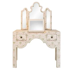 Vanity San Samuele Color Onice Bianco Floreale con Specchio