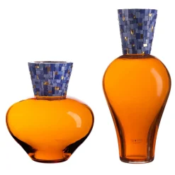 Vasi Corona Diadema Arancione e Blu