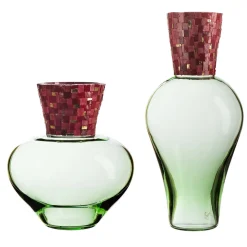 Vasi Corona Diadema Verde e Rosso