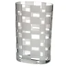 Vaso a base ovale Milleriquadri Small Check di Carlo Moretti