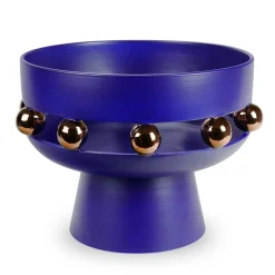 Vaso a ciotola Kósmos in Blu Ultramarine
