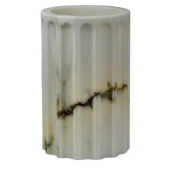 Vaso a colonna in marmo TAN Satin Paonazzo