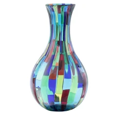 Vaso ad anfora Acquamarina di Angelo Ballarin