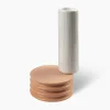 Vaso a 2 elementi in bianco e terracotta di Quincoces-Dragò