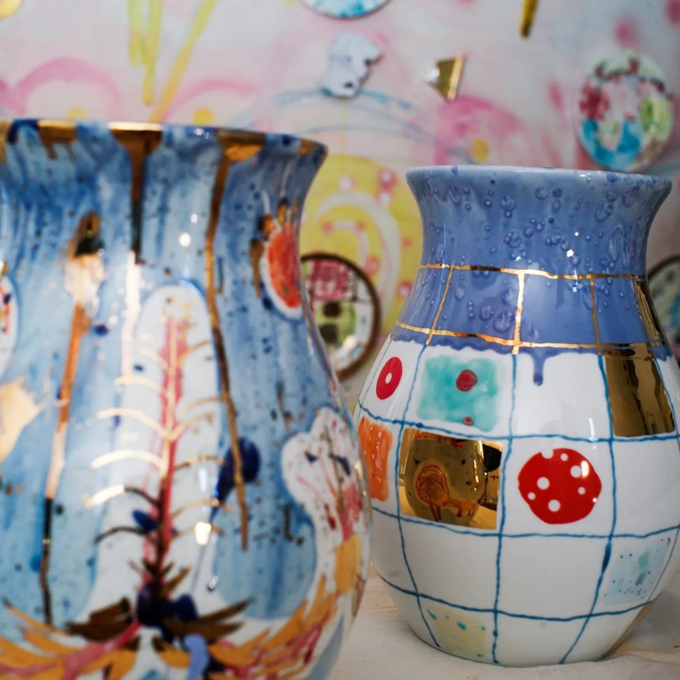 Vaso Afrodite blu