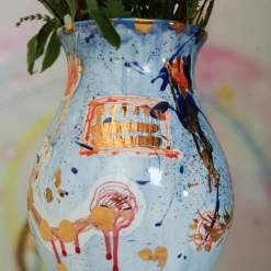 Vaso Afrodite blu