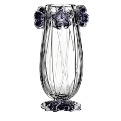 Vaso alto Cistus Crystal Black Flowers