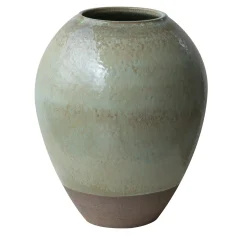 Vaso Alto Glaze Verde Muschio