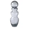 Vaso alto in cristallo soffiato a mano grigio Solana