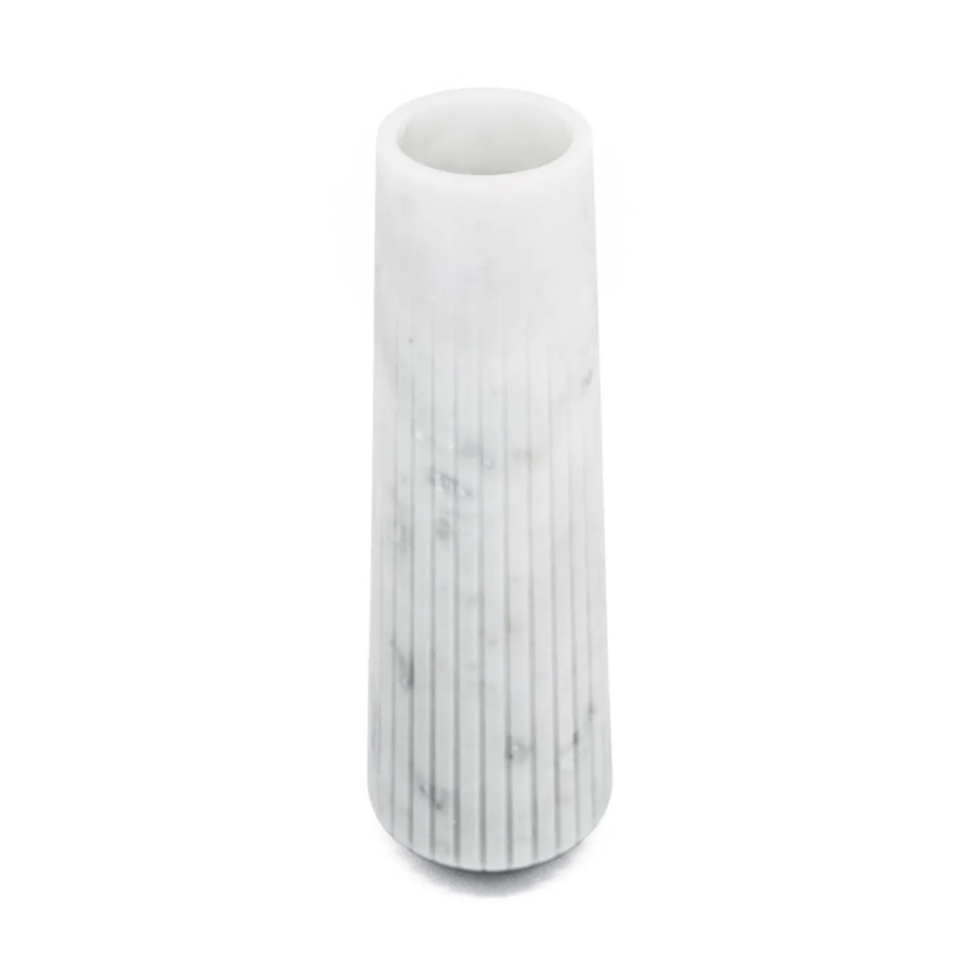 Vaso alto in marmo bianco di Carrara di Jacopo Simonetti
