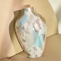 Vaso Alto in Vetro di Murano Inverno Olla