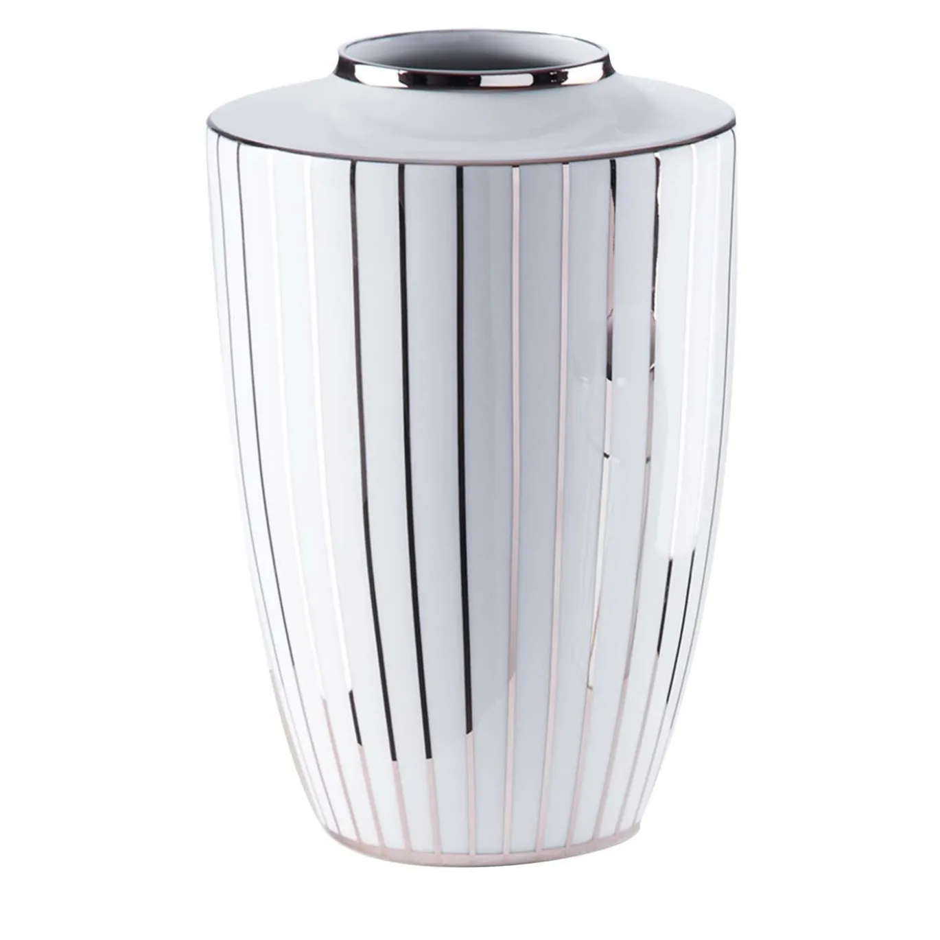 Vaso alto Righe Platinum