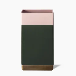 Vaso alto rosa e verde di Dimorestudio