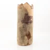 Vaso Alto Tower in Gres Beige e Grigio