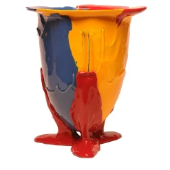 Vaso Amazonia Grande Multicolore in Resina di Gaetano Pesce