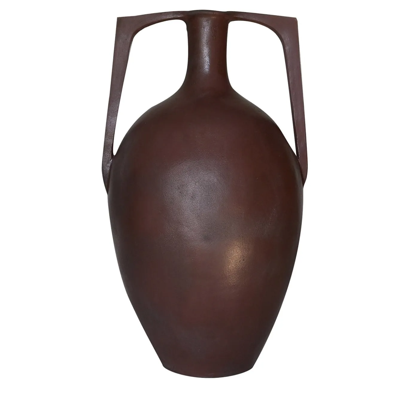 Vaso Anfora 3 in Ceramica Marrone