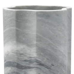 Vaso Arch M in marmo Bardiglio Nuvolato grigio