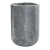 Vaso Arch S in marmo Bardiglio Nuvolato grigio