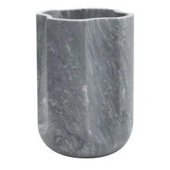 Vaso Arch S in marmo Bardiglio Nuvolato grigio