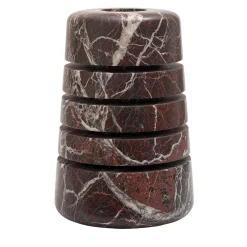 Vaso Atlantico M in Marmo Rosso di Andrea Ghisoni