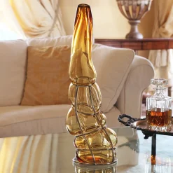 Vaso Babà Ambra in vetro di Murano