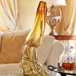 Vaso Babà Ambra in vetro di Murano