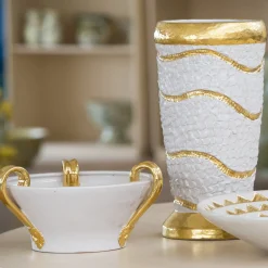 Vaso Bianca D'Oro