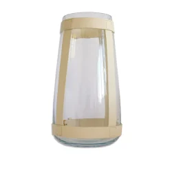 Vaso bianco a nastro