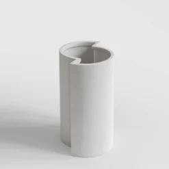 Vaso Bishop in ceramica bianca