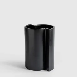 Vaso Bishop in ceramica nera