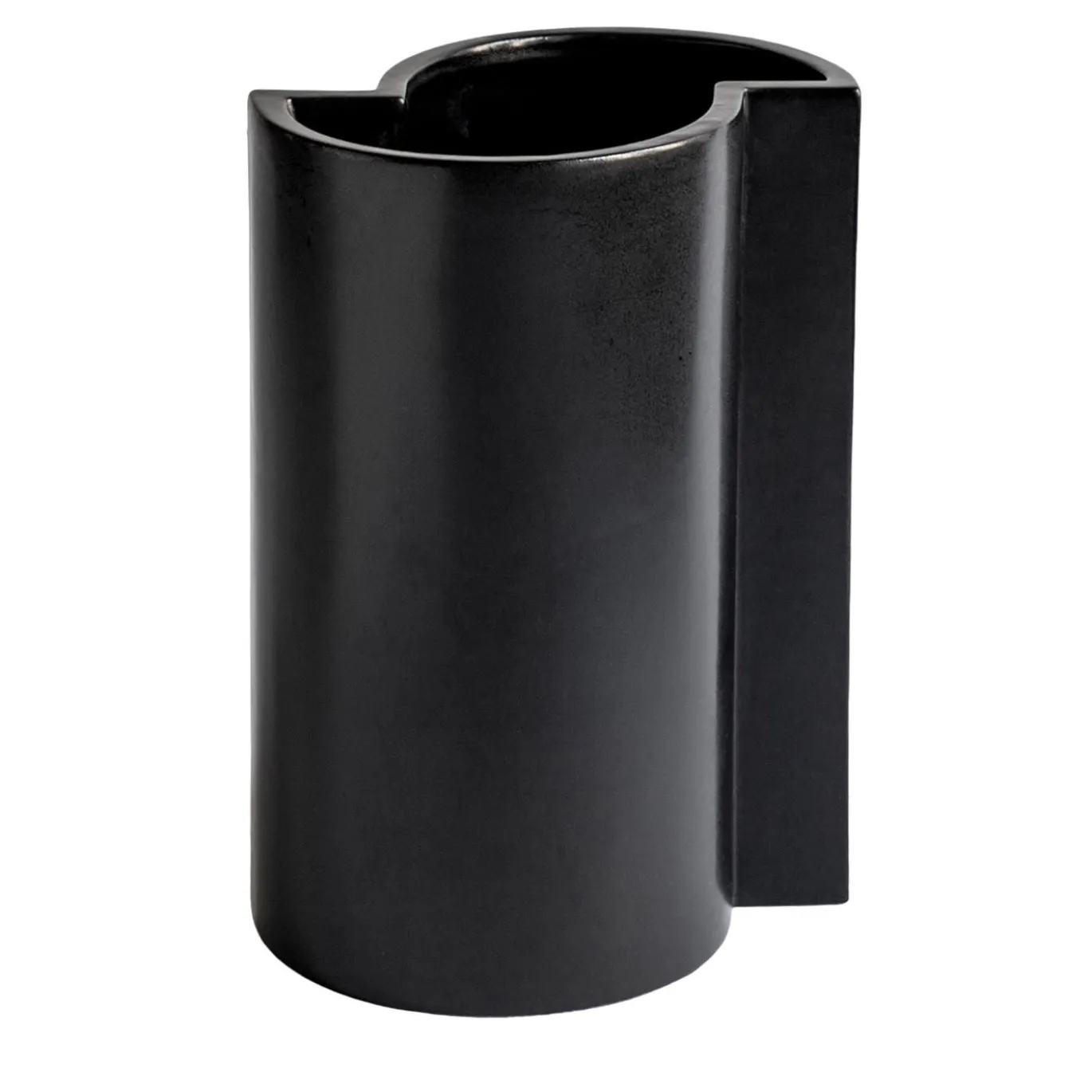 Vaso Bishop in ceramica nera
