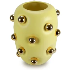 Vaso BonBon Lemon in ceramica gialla