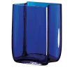 Vaso Bosco Small Flounced Blue di Carlo Moretti