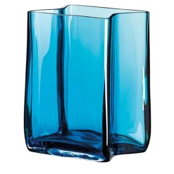 Vaso Bosco Small Flounced Light-Blue di Carlo Moretti