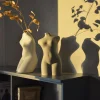 Vaso Busto Femminile Canova in Gres Bianco #1