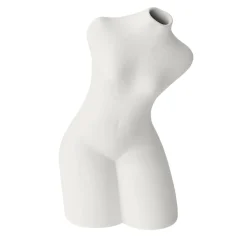 Vaso Busto Femminile Canova in Gres Bianco #1