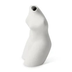 Vaso Busto Femminile Canova in Gres Bianco #1