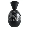 Vaso Caldarosa in ceramica nera di Jean-Christophe Clair