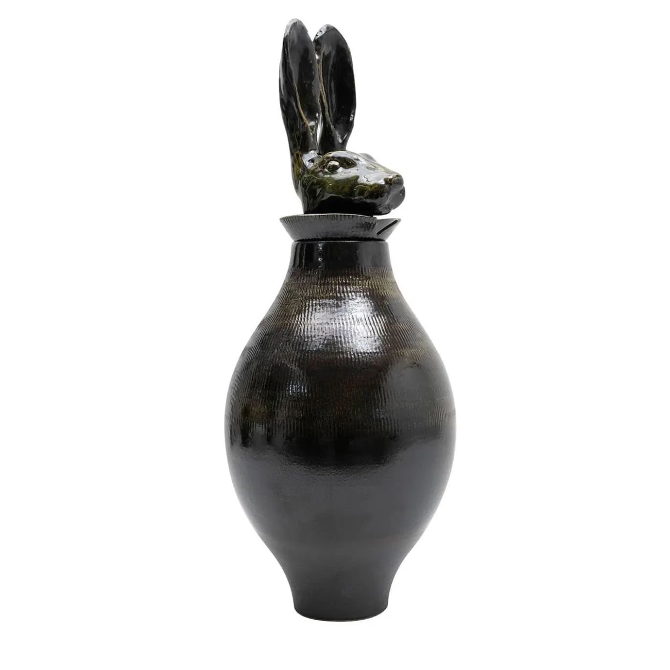 Vaso Canopo Lepre Nero XL