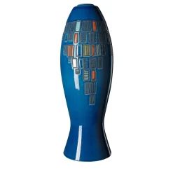Vaso Capogrossi Blu di Aldo Londi