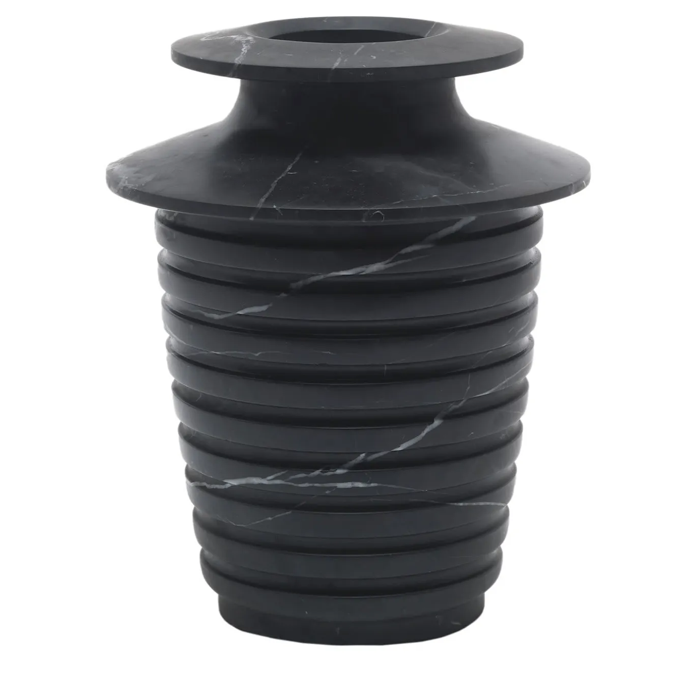Vaso Capua M Black Marquina di Ivan Colominas