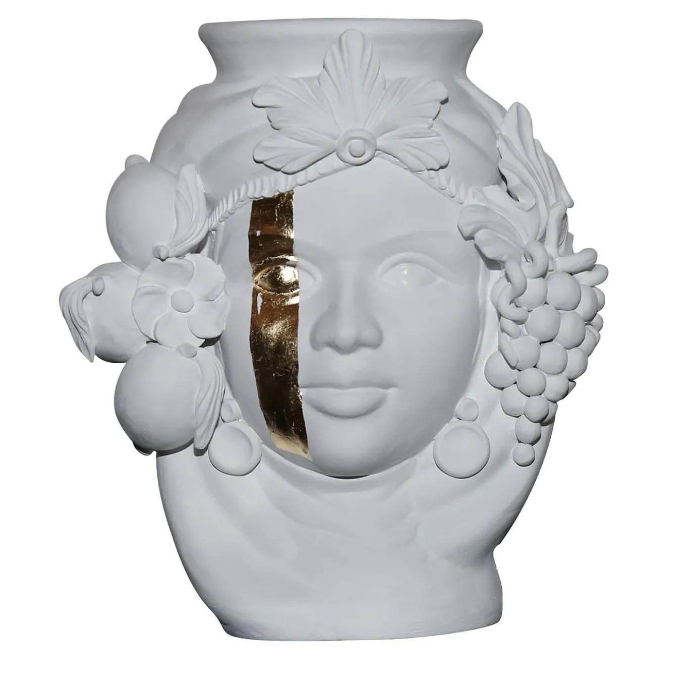 Vaso Cec� in Ceramica Bianca