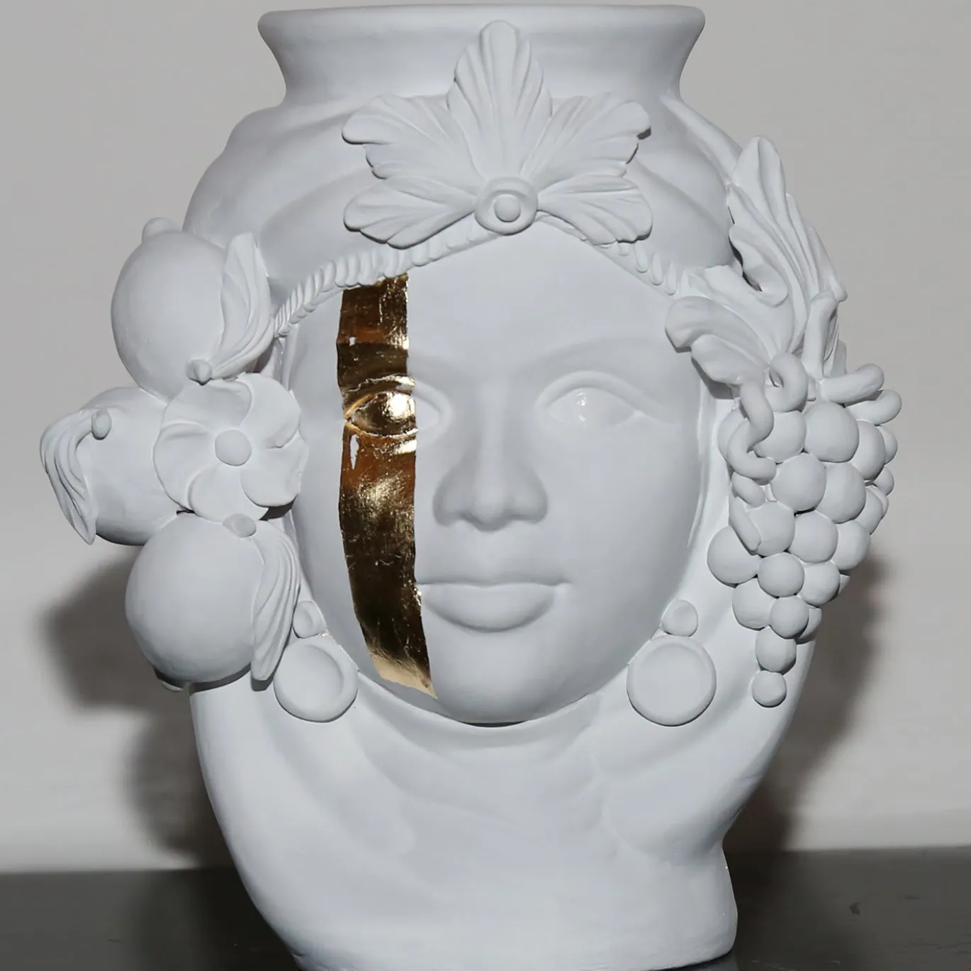 Vaso Cec� in Ceramica Bianca