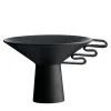 Vaso Chauc in smalto nero opaco di Jean-Christophe Clair