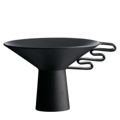 Vaso Chauc in smalto nero opaco di Jean-Christophe Clair